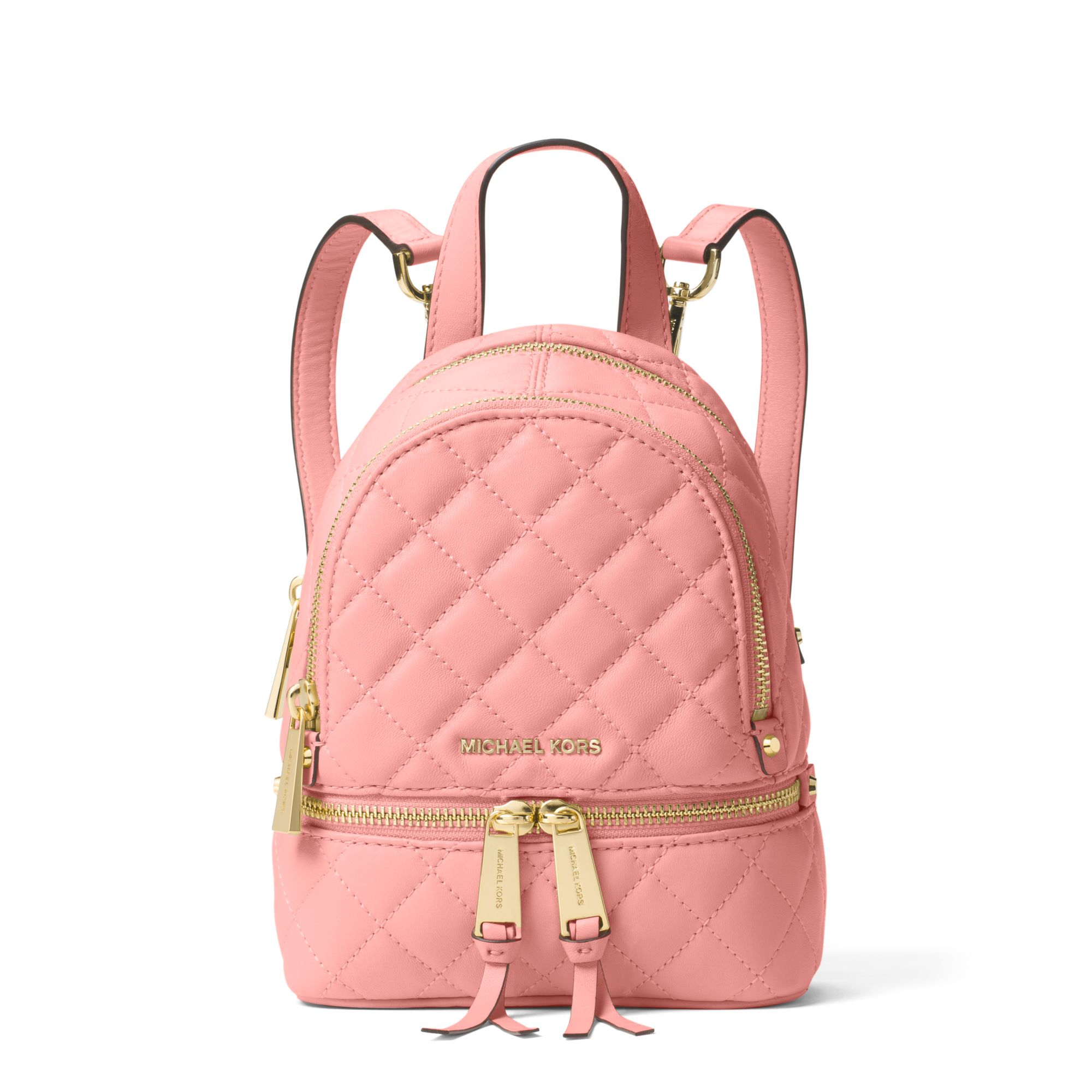 lyst-michael-kors-rhea-extra-small-quilted-leather-backpack-in-pink